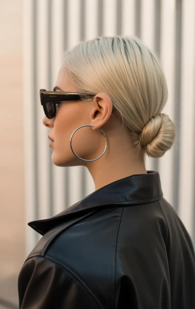Winter 2025–2026 Hairstyles Ideas Minimal Low Bun