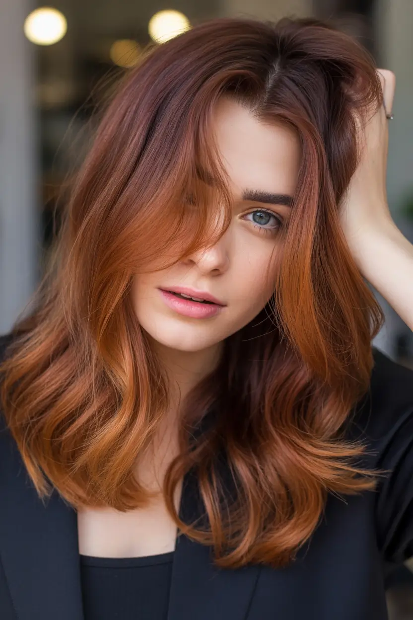 Winter Hair Colors 2025–2026 Trends & Styles Cinnamon Copper Shine