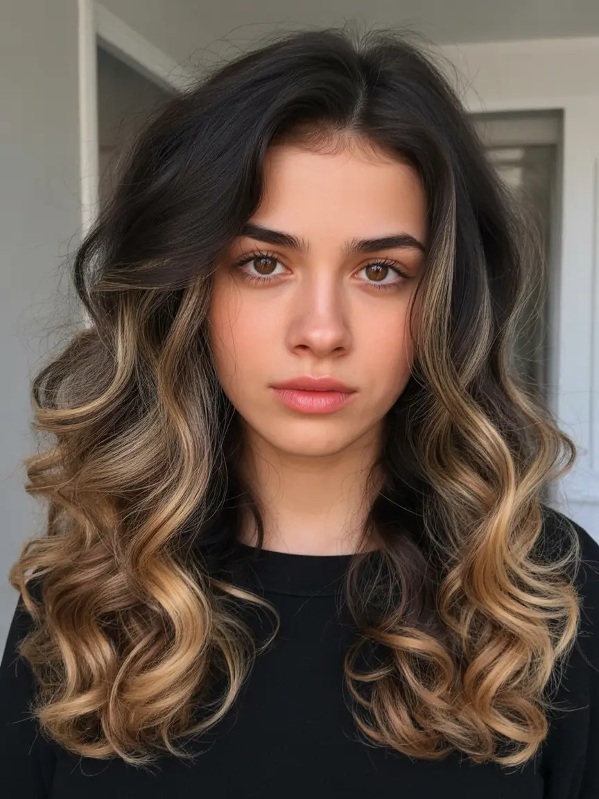 Winter Hair Colors 2025–2026 Trends & Styles Golden Espresso Curls