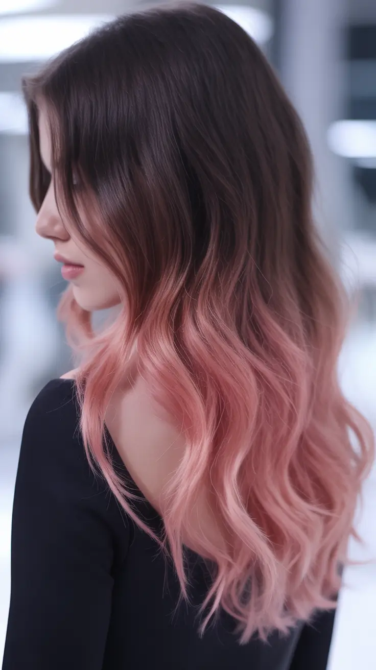 Winter Hair Colors 2025–2026 Trends & Styles Blush-Toned Ombre