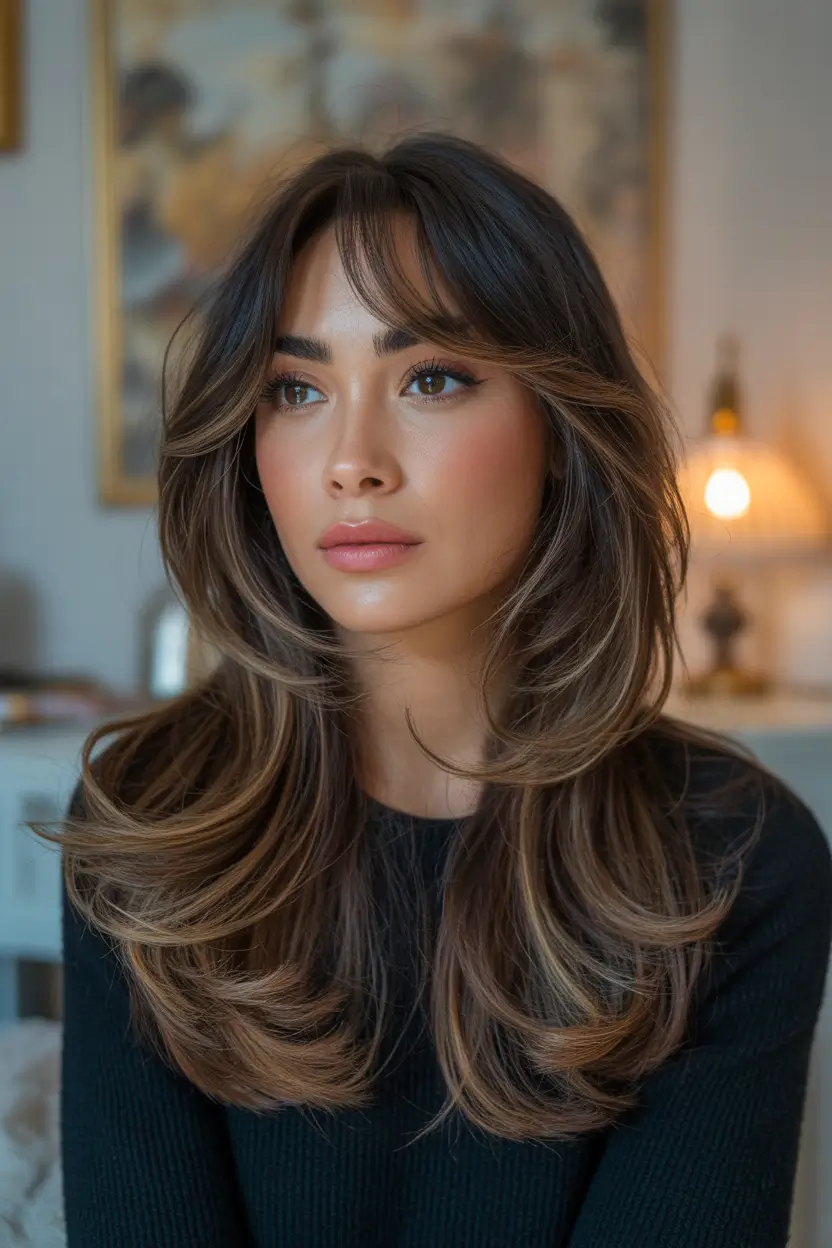 Winter Haircuts 2025–2026 Layered Long Glamour