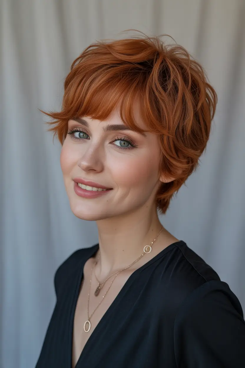 Winter Haircuts 2025–2026 Playful Short Pixie with Texture