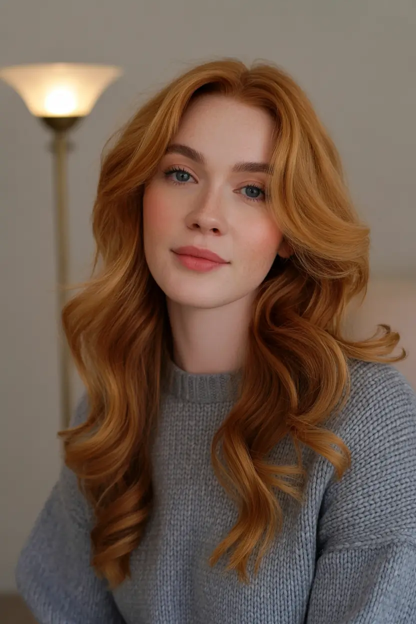 Winter Haircuts 2025–2026 Long Waves with Layers