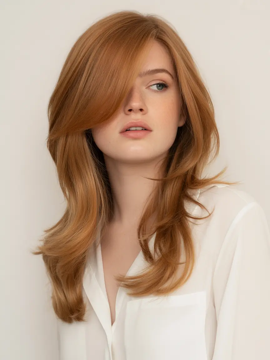 Winter Haircuts 2025–2026 Trends & Styles Sleek Ginger Layers