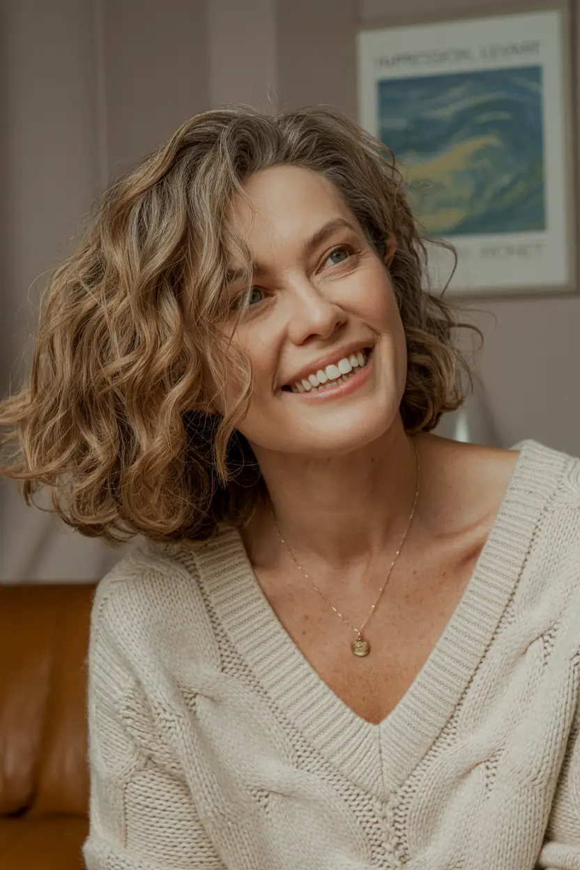 Winter Hairstyles & Hair Color 2025-2026 Soft Natural Bob