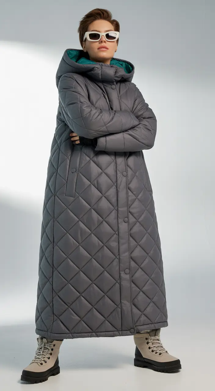 winter outfits aesthetic 2025 / 2026 Quilted Drama