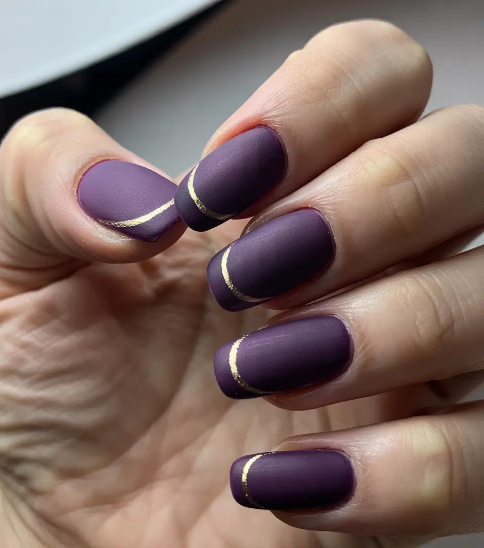 Best Simple Winter Nail Looks 2025–2026 – Plum Moonlight Tips