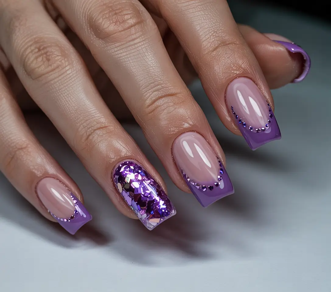 Best Simple Winter Nail Looks 2025–2026 – Violet Spark and Shine
