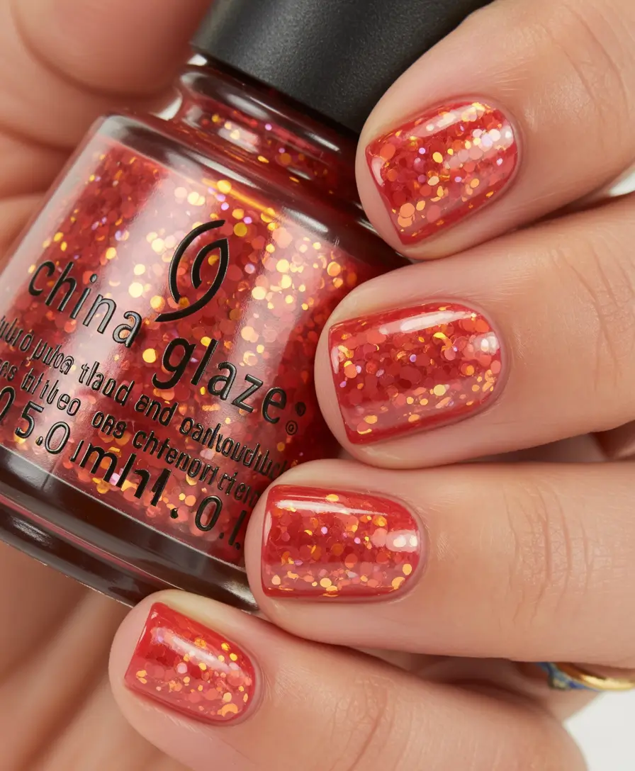 Christmas Nail Color Trends 2025 Chocolate Dunes