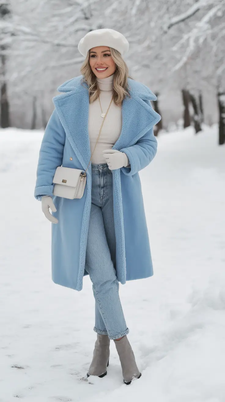 Cozy Outfits to Wear in December 2025 Powder Blue Dream