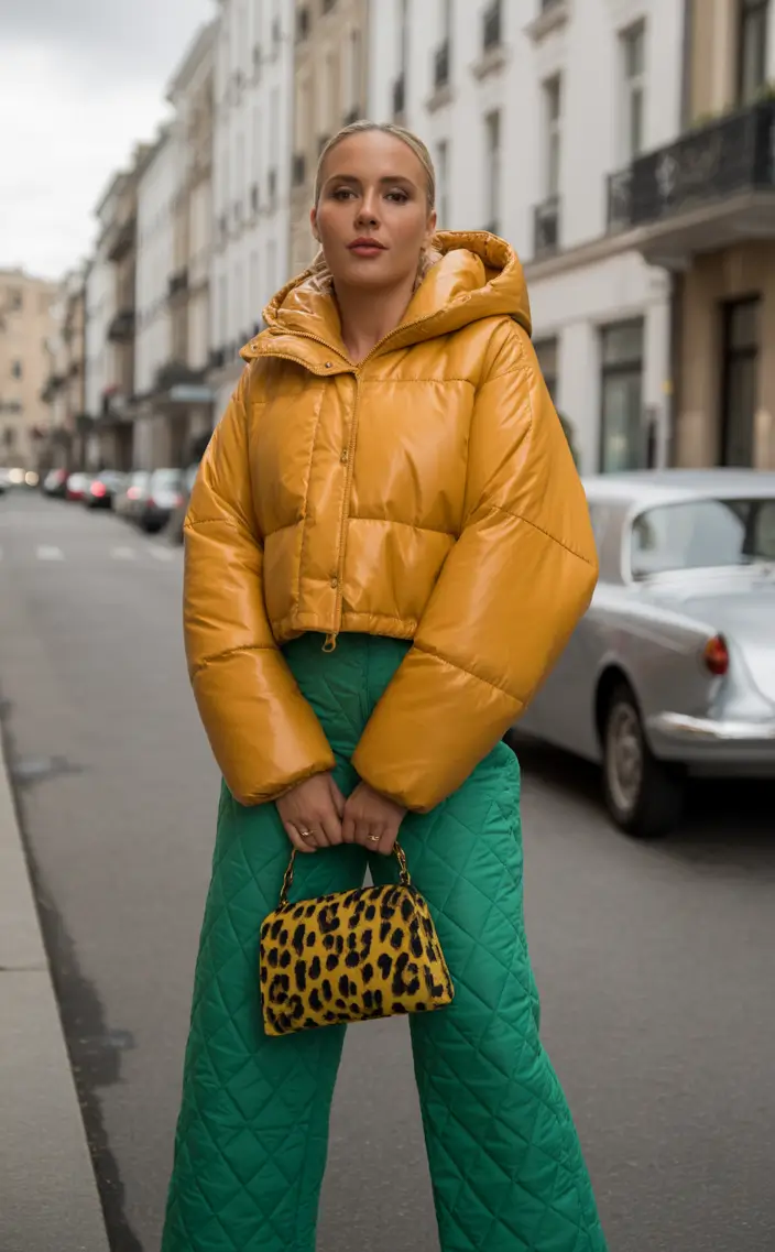 Cozy Outfits to Wear in November 2025 Golden Glow in Quilted Comfort