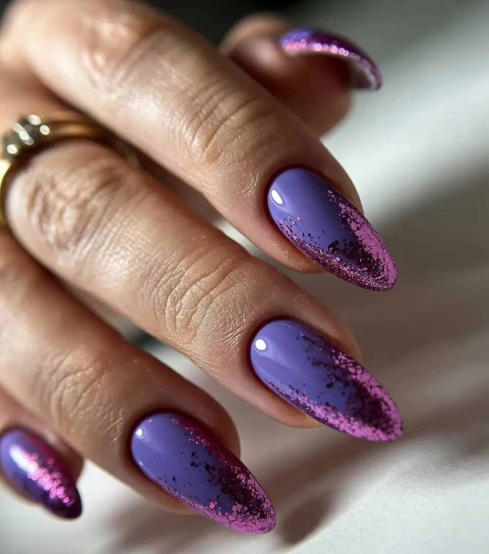 Winter Violet Stardust Fade