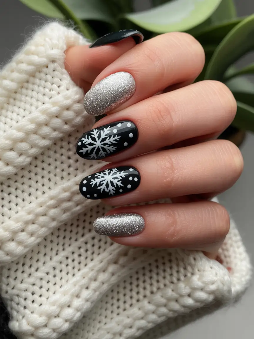 Dark Snowfall Noir Winter