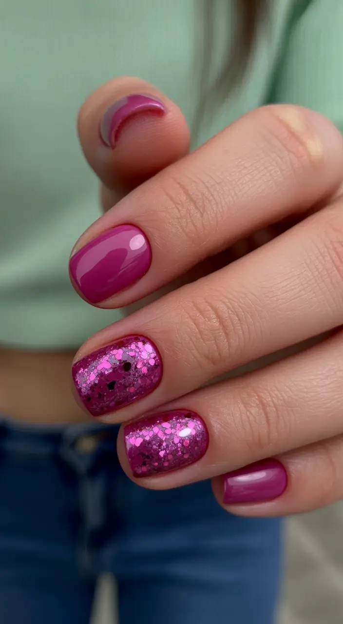 Magenta Sparkle Pop Winter