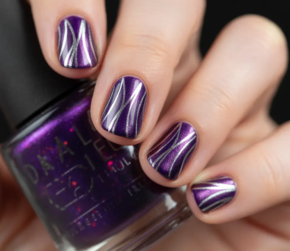 Royal Waves Purple Winter