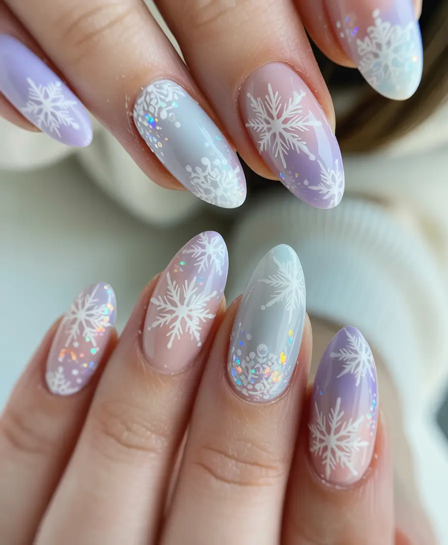 Winter Frosted Lilac Dream