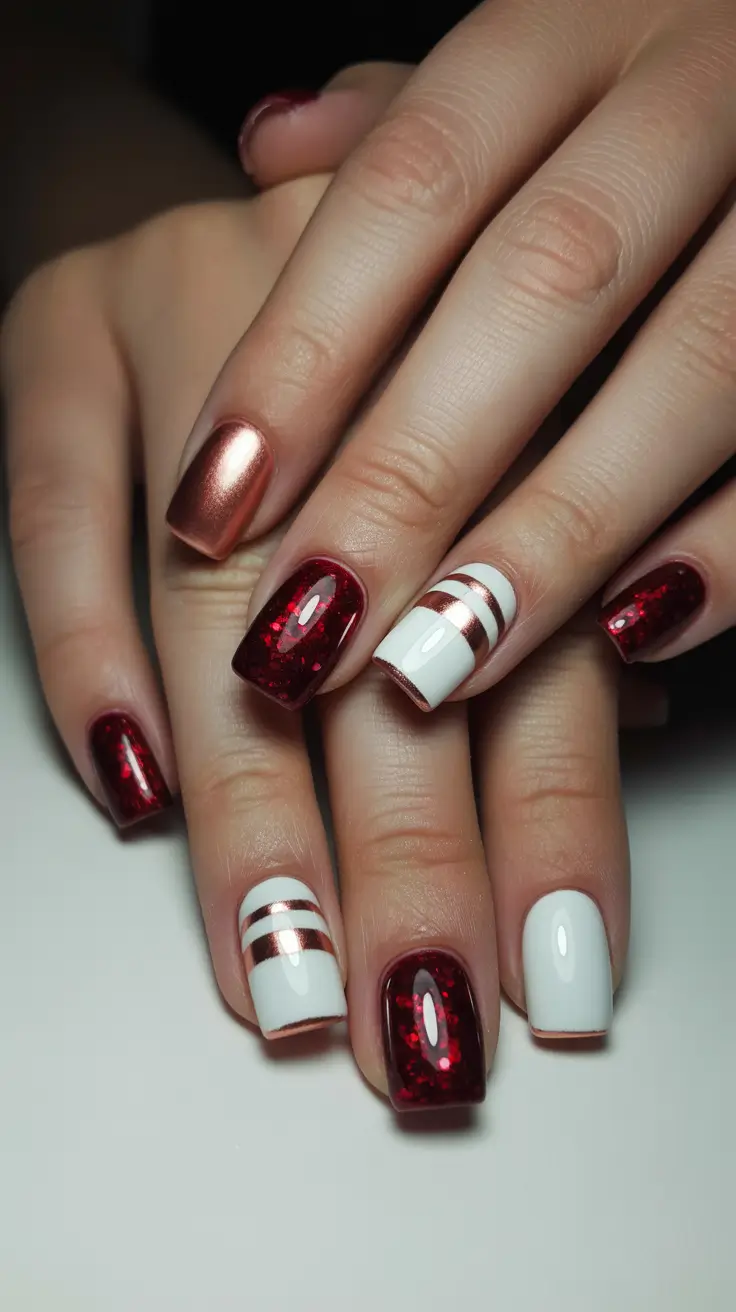 Red Holiday Ruby Stripes