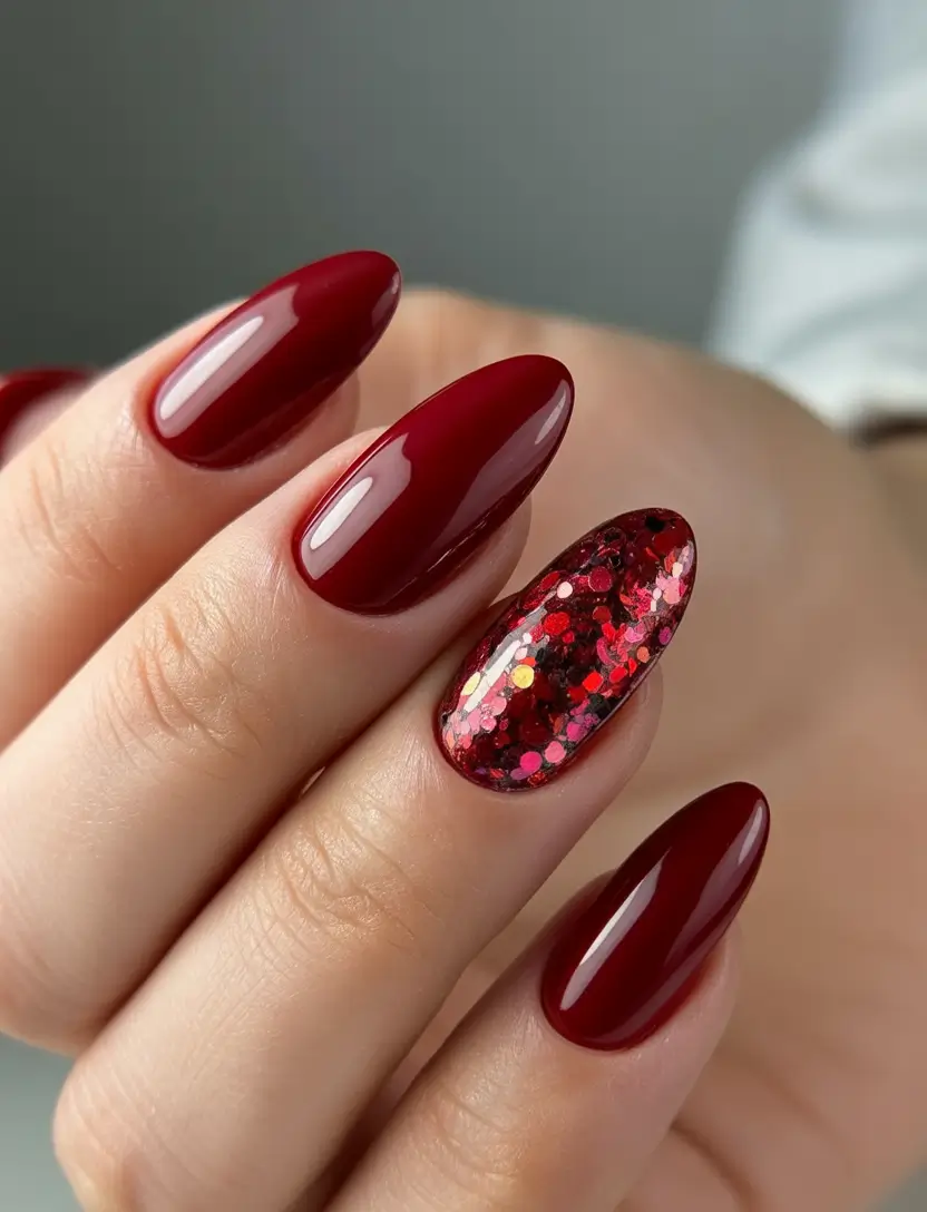 Fresh Nail Colors Winter 2025–2026 Deep Cherry Allure