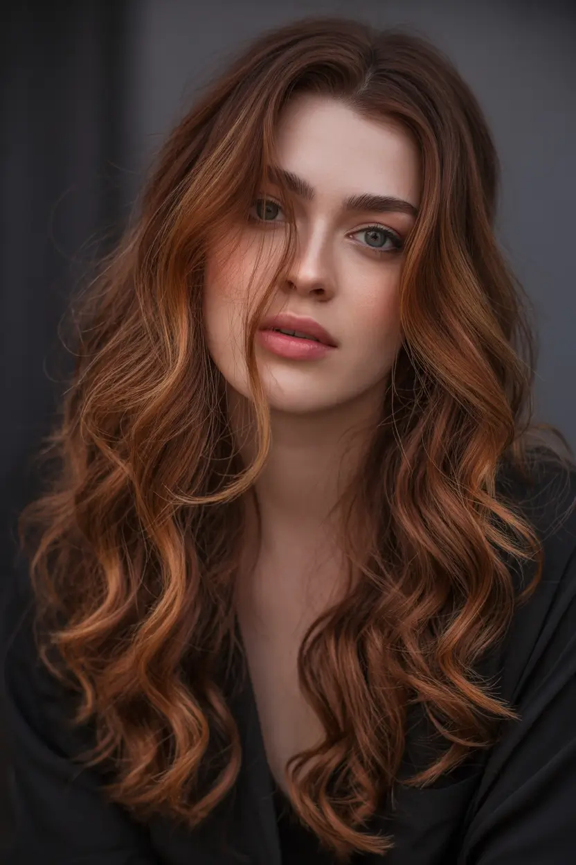 Hair Color Ideas Auburn for Winter 2025 – 2026 Soft Cinnamon Auburn