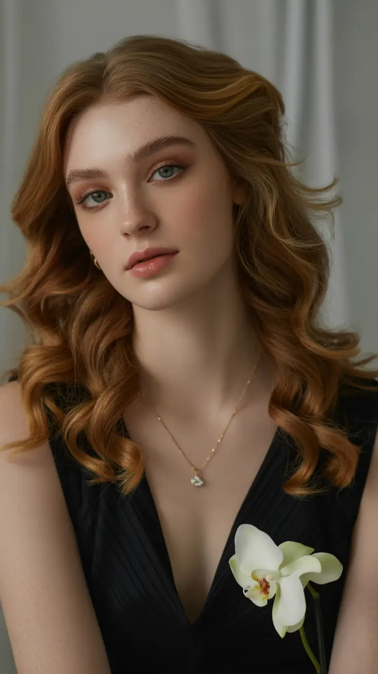 Hair Color Ideas Auburn for Winter 2025 – 2026 Golden Honey Auburn