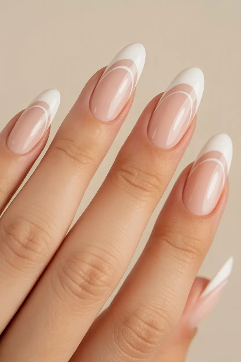 Neutral Nail Art Ideas for Winter 2025–2026 Modern White French