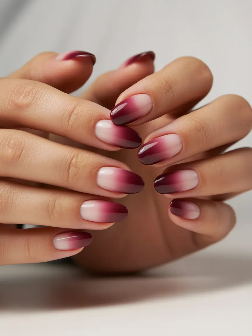 Gel Berry Ombre Glow