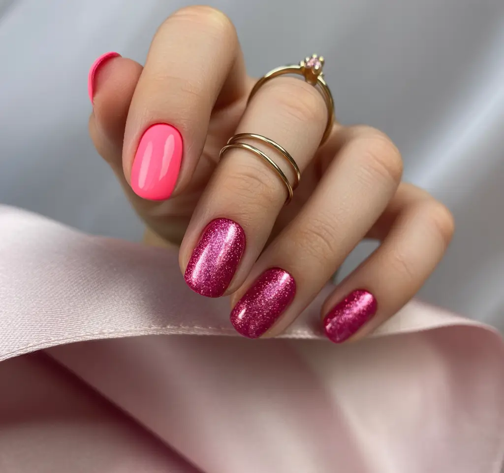 Simple cute art Fuchsia Spark and Glow