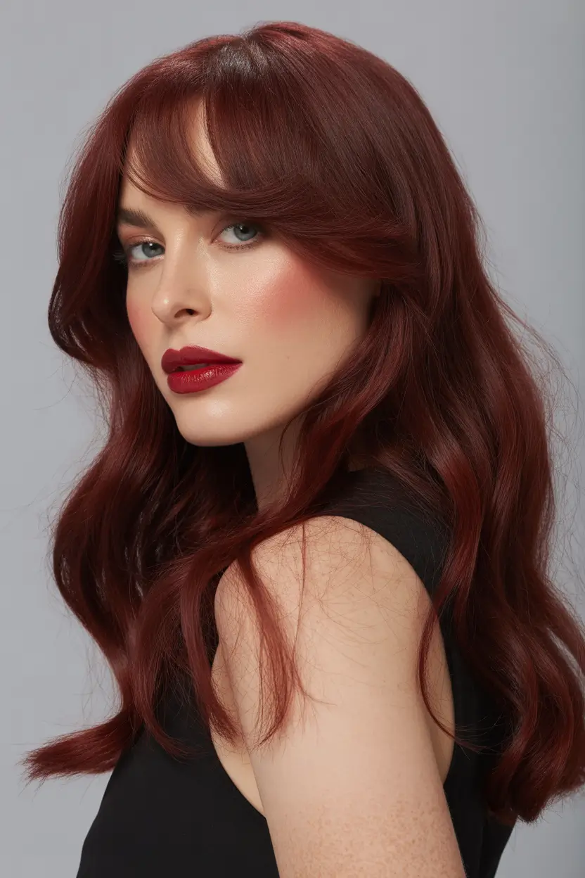 Trending Hair Colors Winter 2025–2026 Velvet Chestnut Shine