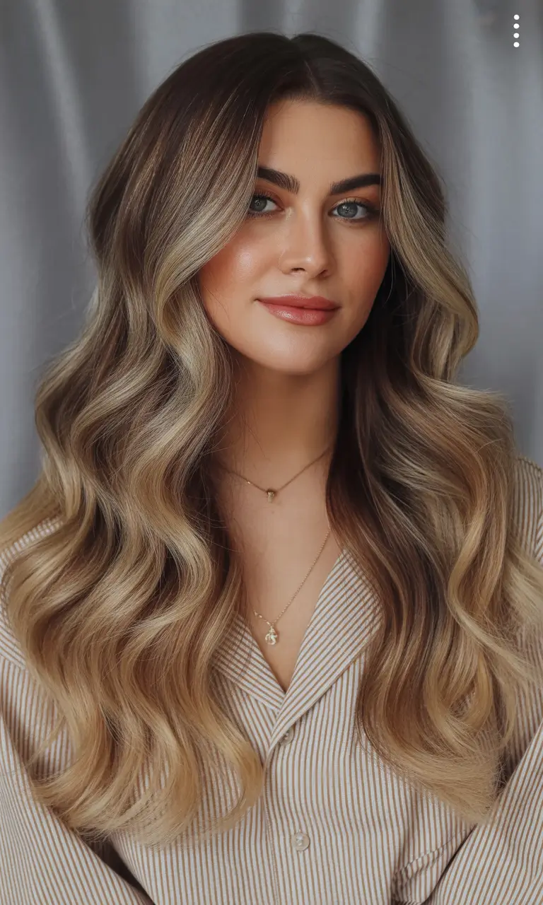 Trending Hair Colors Winter 2025–2026 Honey Ash Balayage