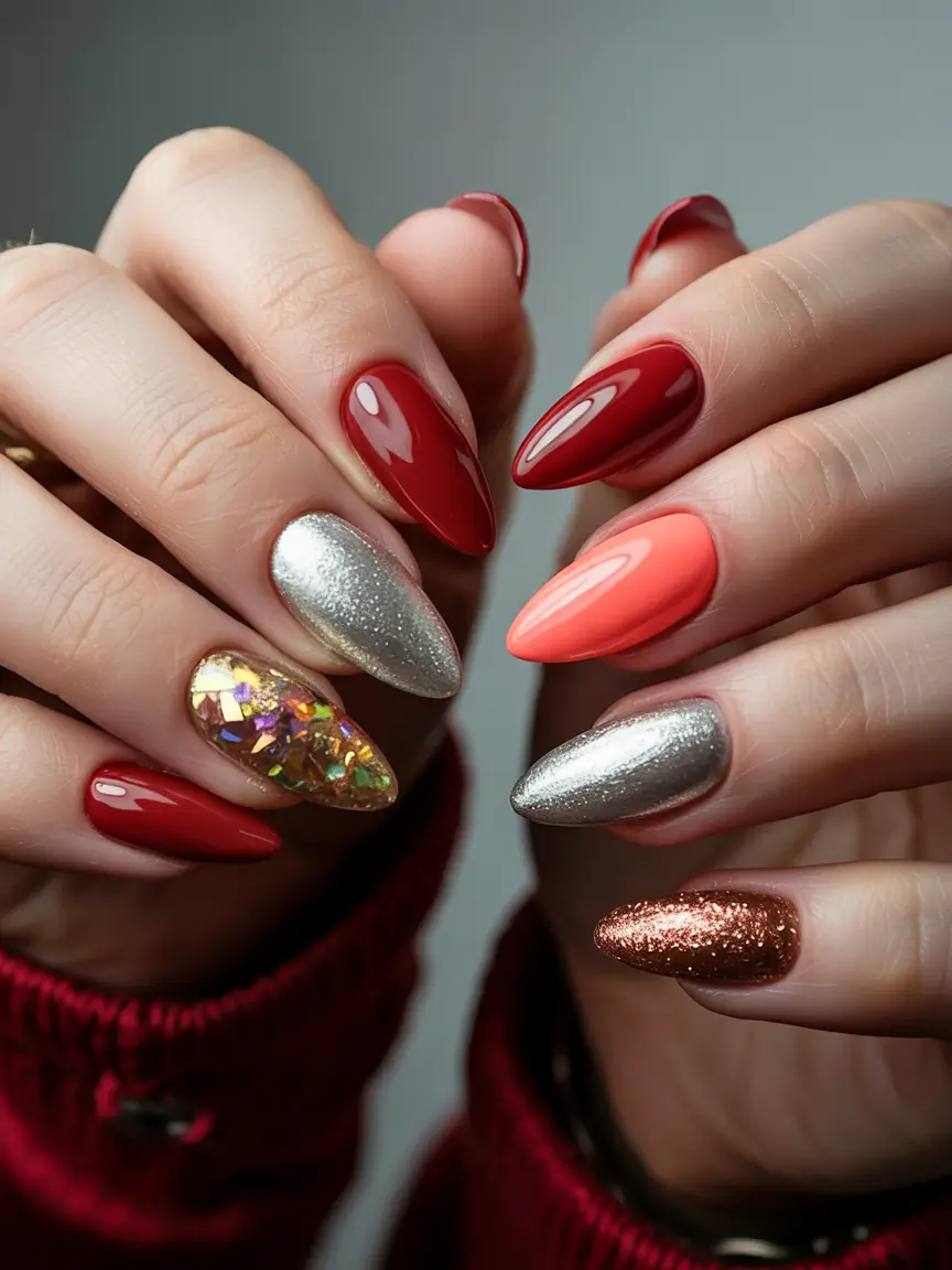 Trendy Manicure Colors Winter 2025–2026 Holiday Ember Mix