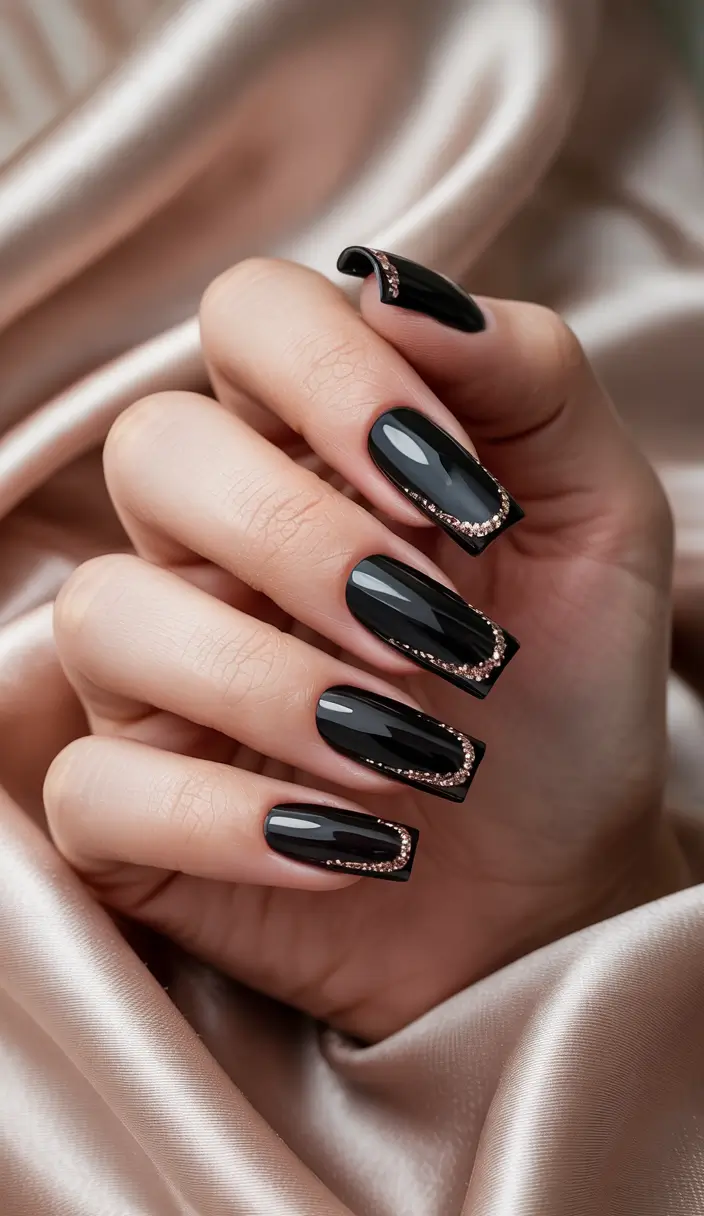Trendy Manicure Colors Winter 2025–2026 Midnight Elegance