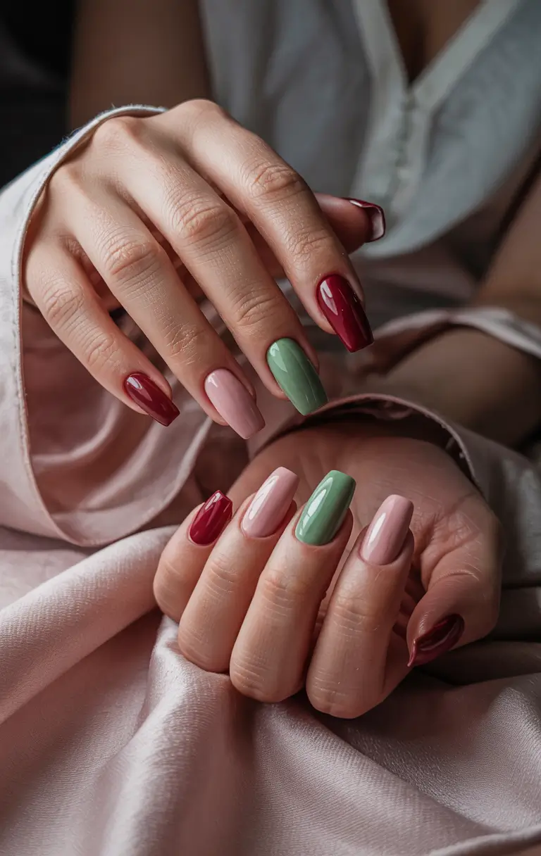 Trendy Manicure Colors Winter 2025–2026 Muted Holiday Palette