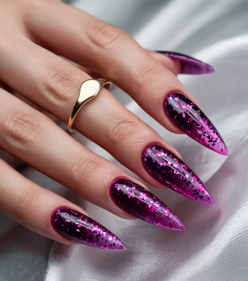 Trendy Manicure Colors Winter 2025–2026 Mulberry Drama