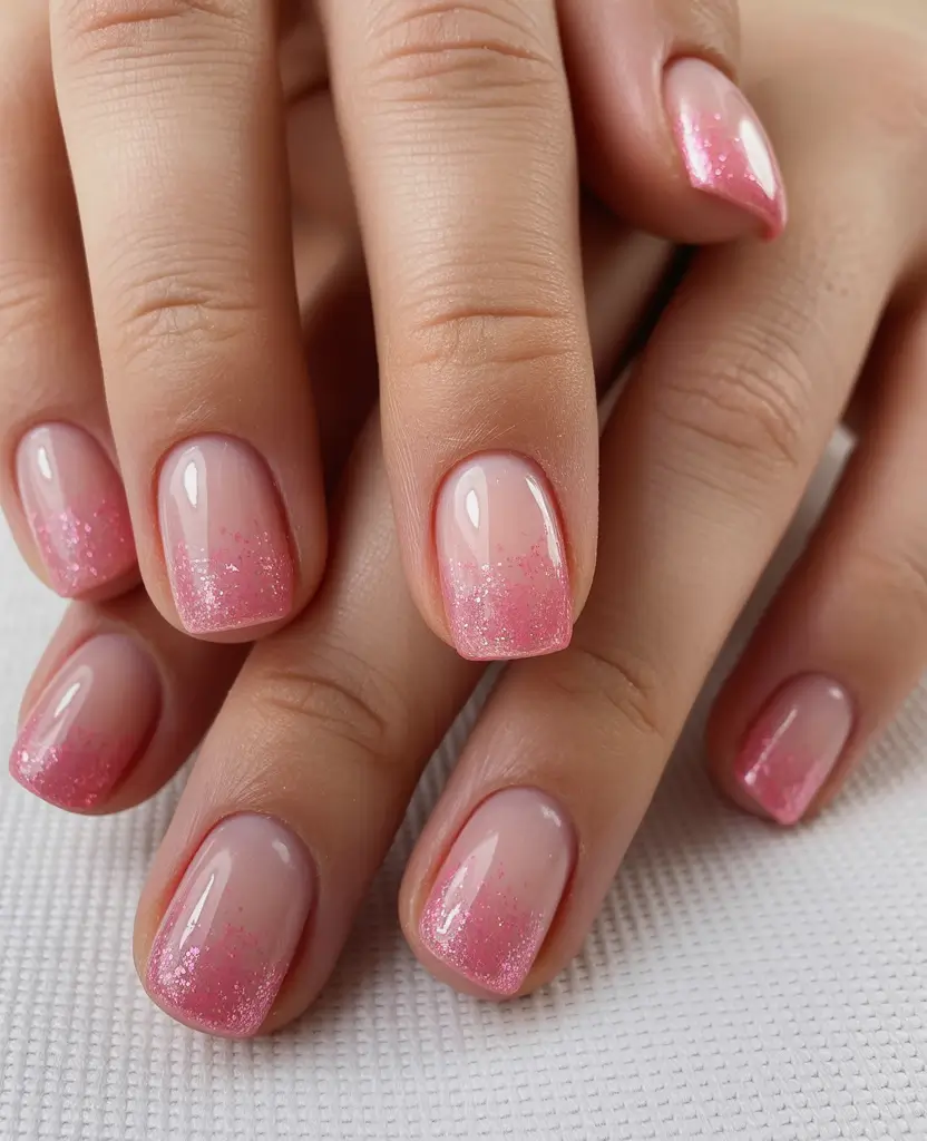 Trendy Manicure Ideas Winter 2025–2026 Soft Pink Winter Glow