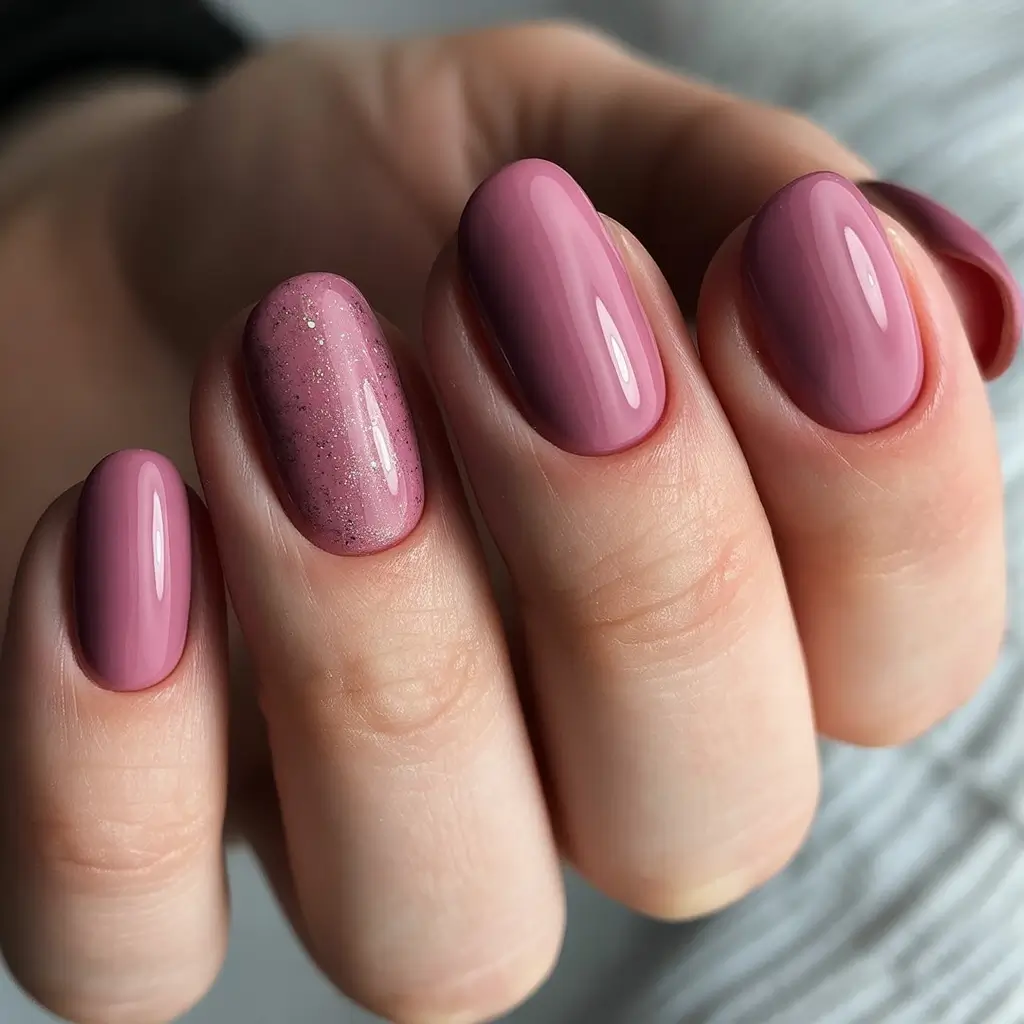 Trendy Manicure Ideas Winter 2025–2026 Muted Mauve Elegance