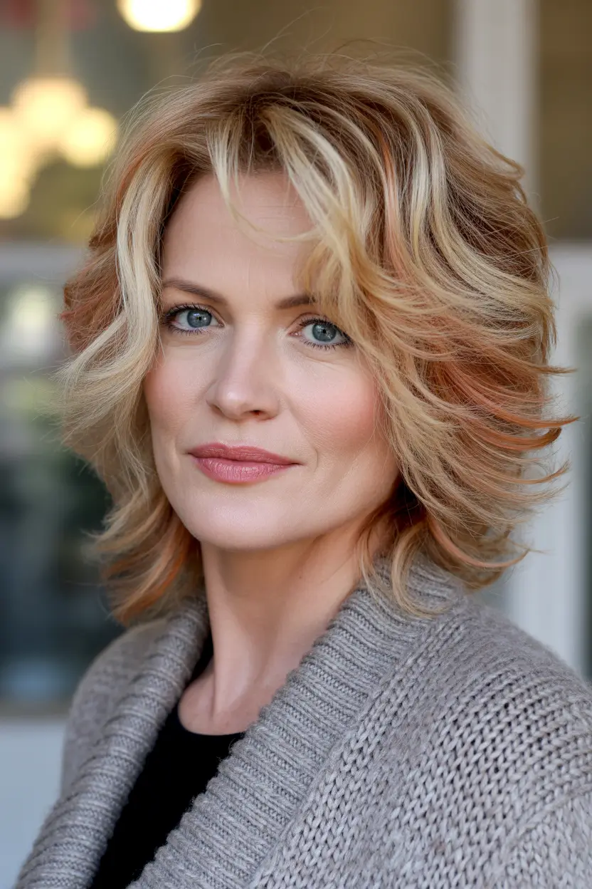 Winter 2025–2026 Hair Colors Highlights Sunlit Honey Layers