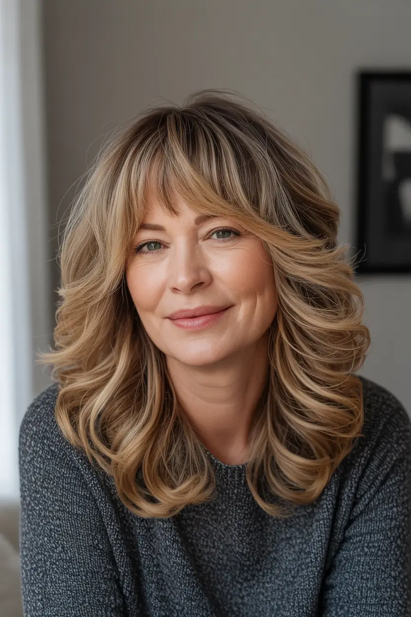 Winter 2025–2026 Hair Colors Highlights Golden Beige Layers