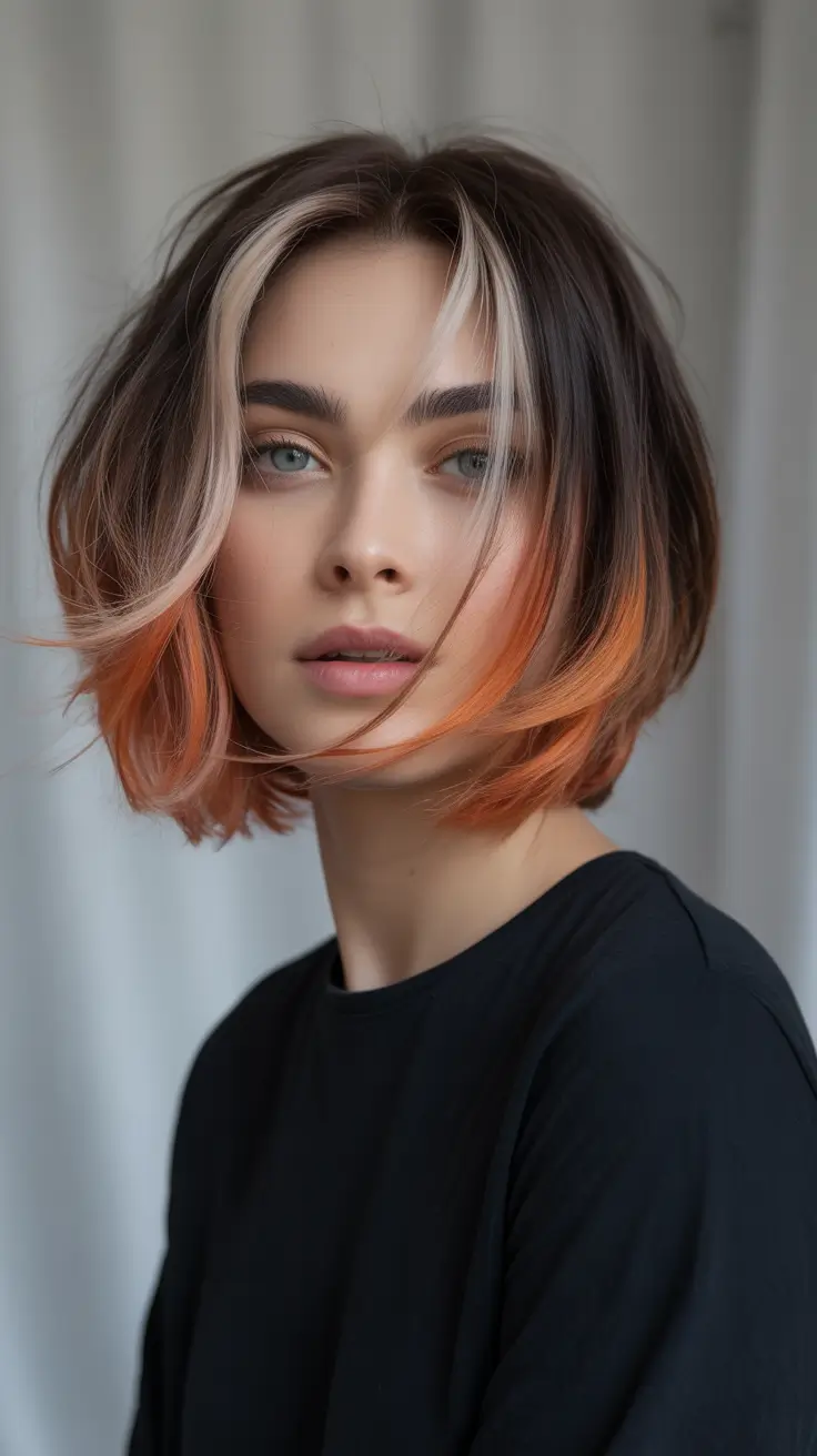 Winter 2025–2026 Hair Colors Highlights Firelight Frame