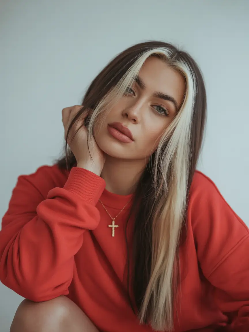 Winter 2025–2026 Hair Colors Ideas for Brunette – High-Contrast Face Frames