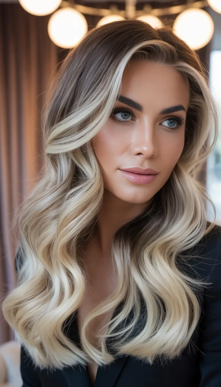 Winter hair colors for blondes ideas 2025 2026 Balayage Glamour Blonde