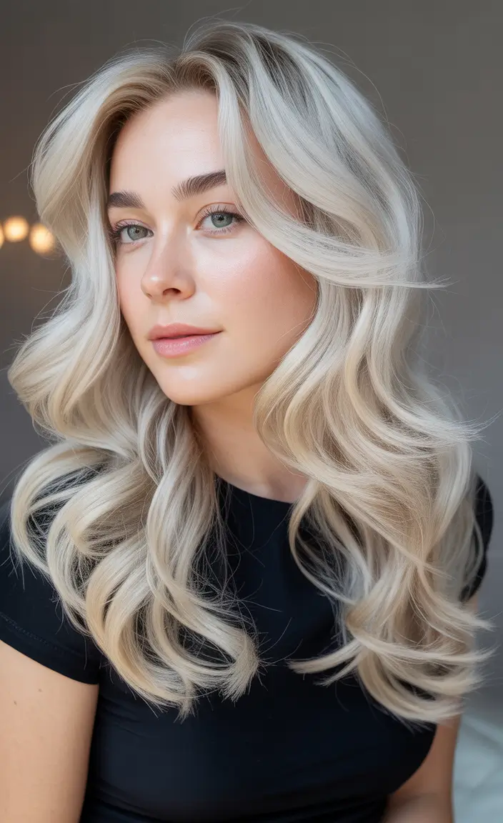Winter hair colors for blondes ideas 2025 2026 Vanilla Blonde