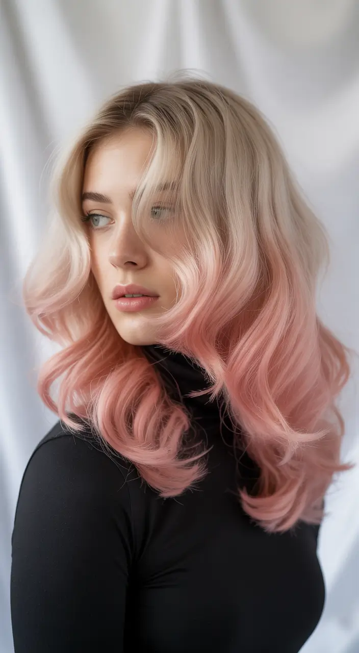 Winter hair colors for blondes ideas 2025 2026 Pastel Pink Blonde