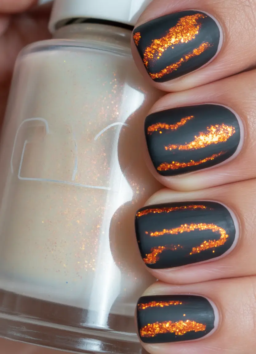 Winter Nail Colors and Designs Ideas 2025–2026 Molten Ember
