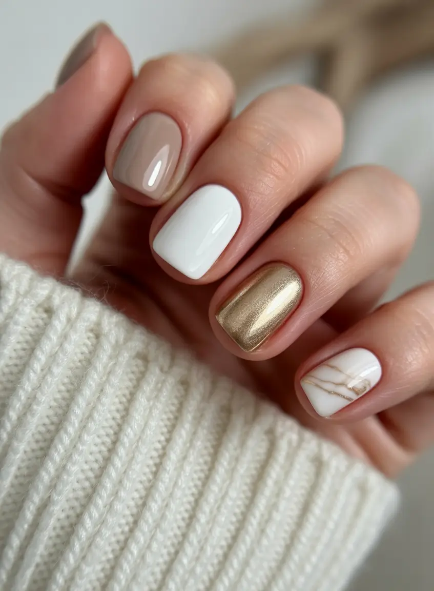 Winter Short square Warm Neutral Grace