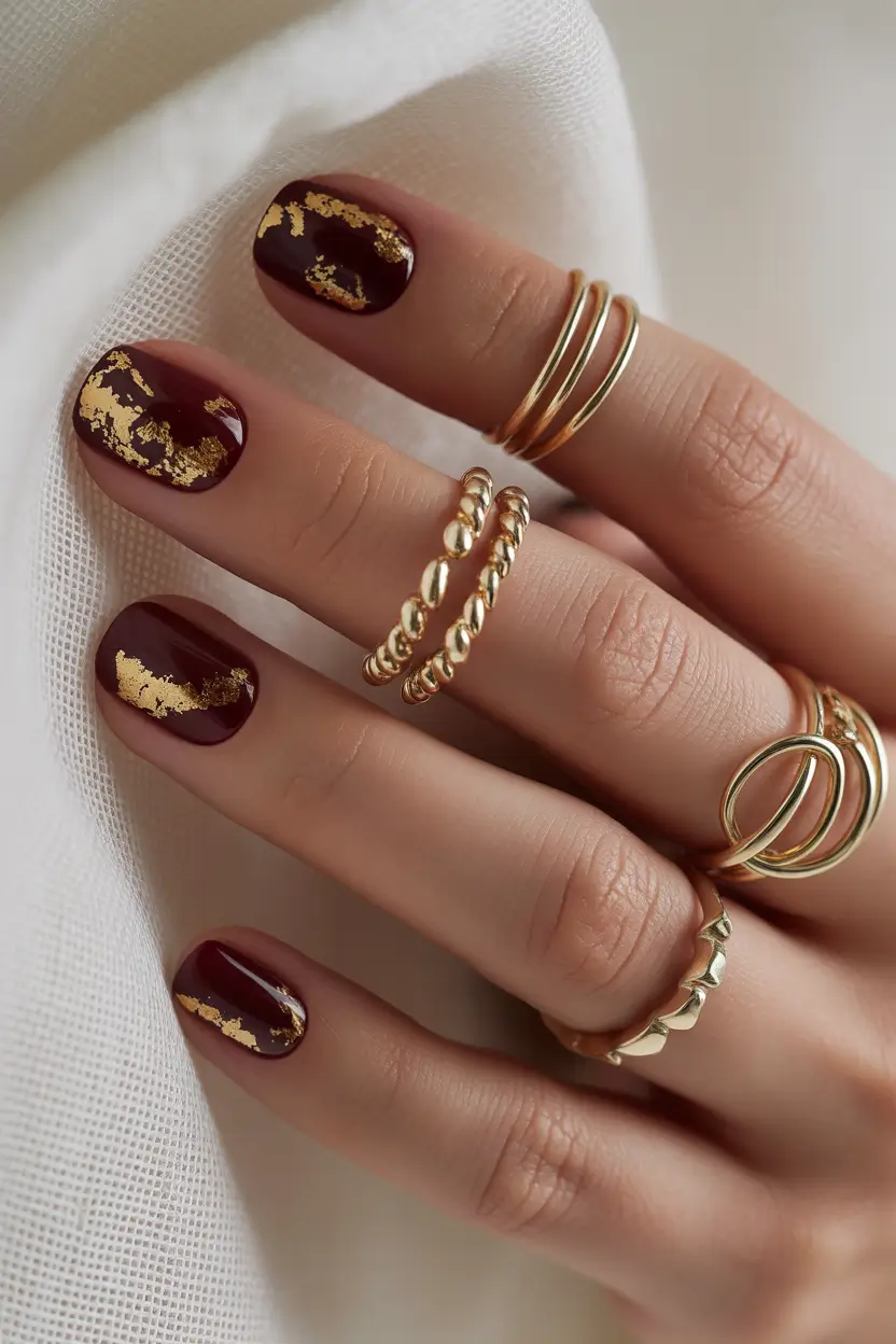 Winter Latest Golden Wine Accent