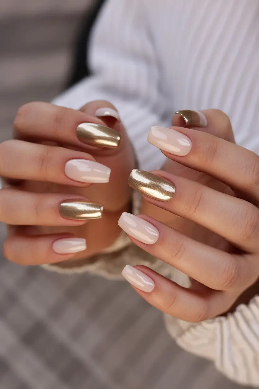 Chrome Trending gel Champagne Chrome Veil