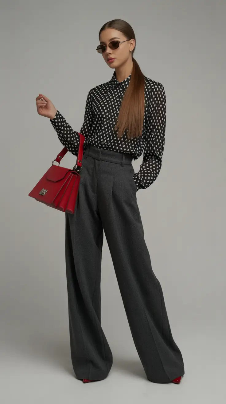 Simple Monochrome Modern Polka Dots