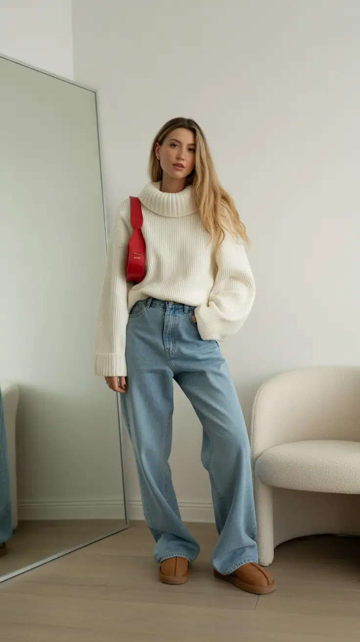 Casual Relaxed Winter Denim