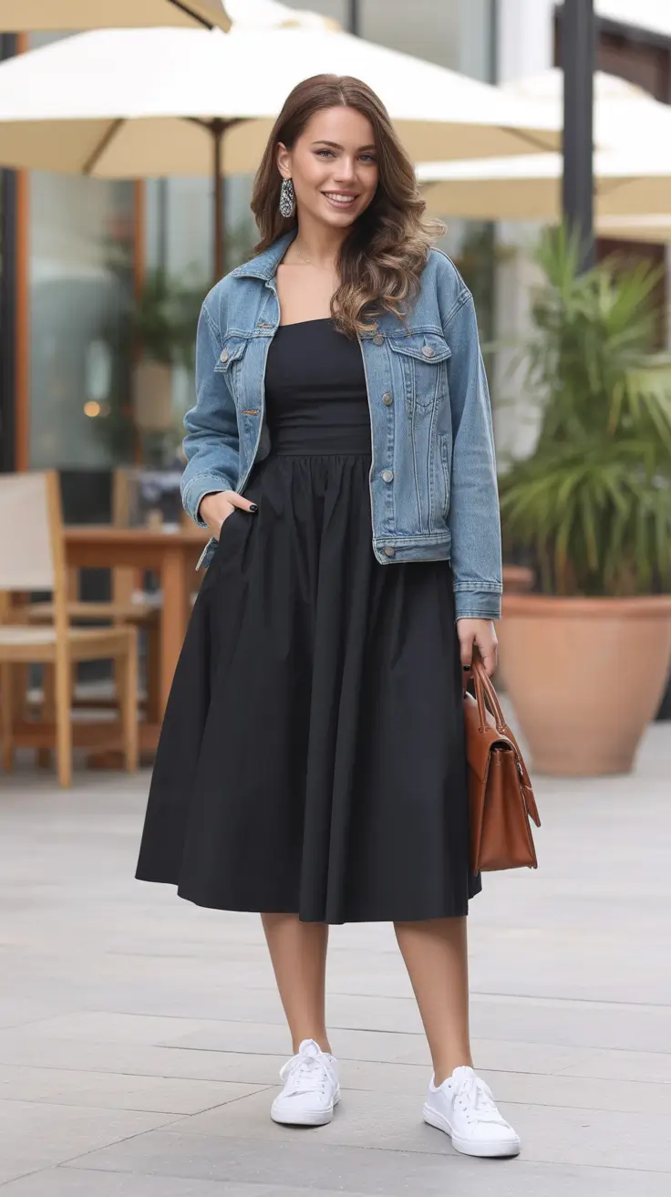 basic outfits ideas for women 2026 Effortless Denim Charm