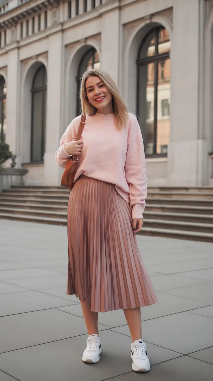 basic outfits ideas for women 2026 Soft Blush Elegance